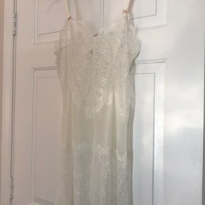 Off white lace chemise